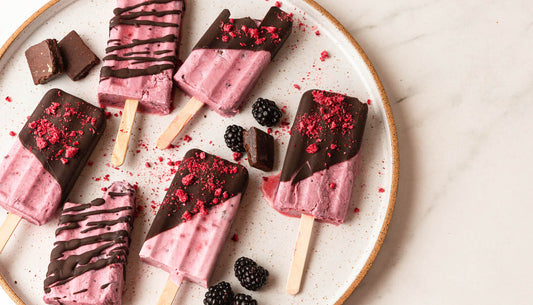 Blackberry Coconut Pops