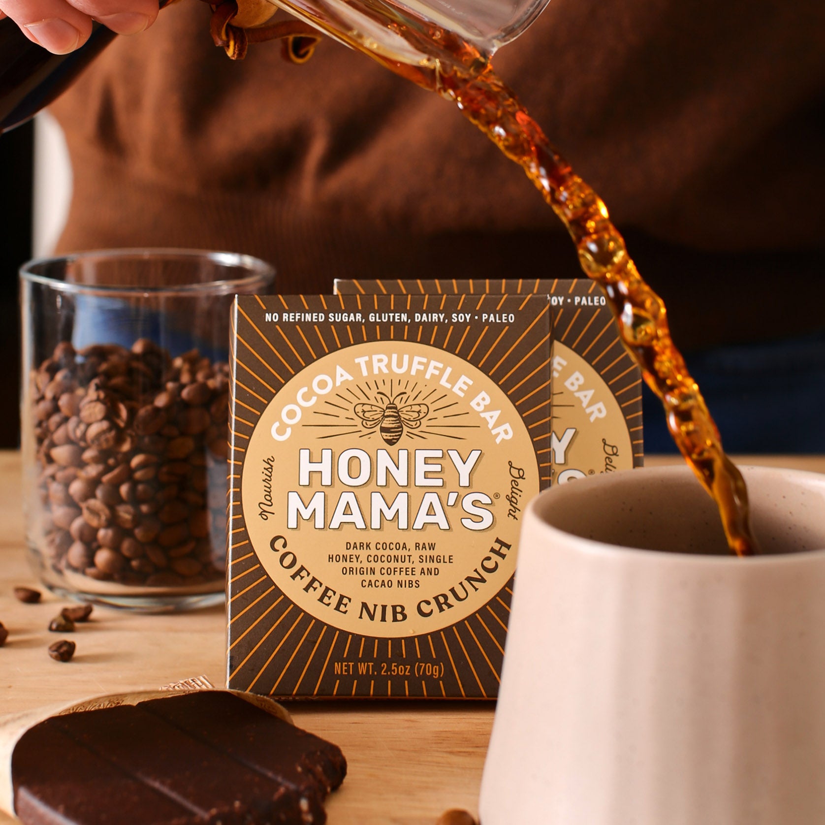 Honey Mama's Cacao-Nectar Bar, Peruvian Raw