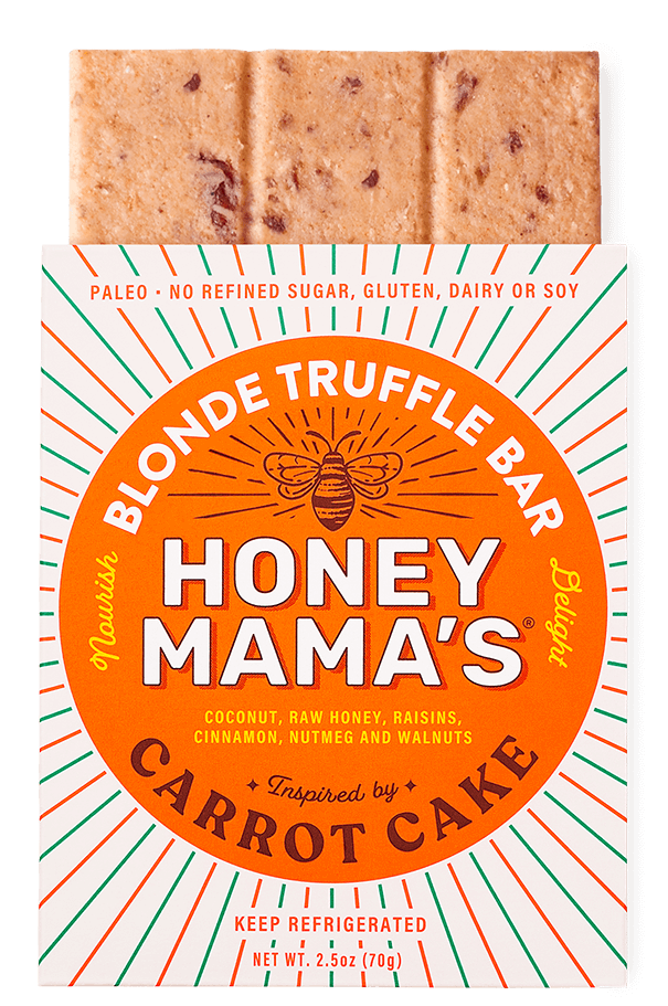 Honey Mamas Birthday Cake Blonde Truffle Bar, 2.5 Ounce -- 12 per case