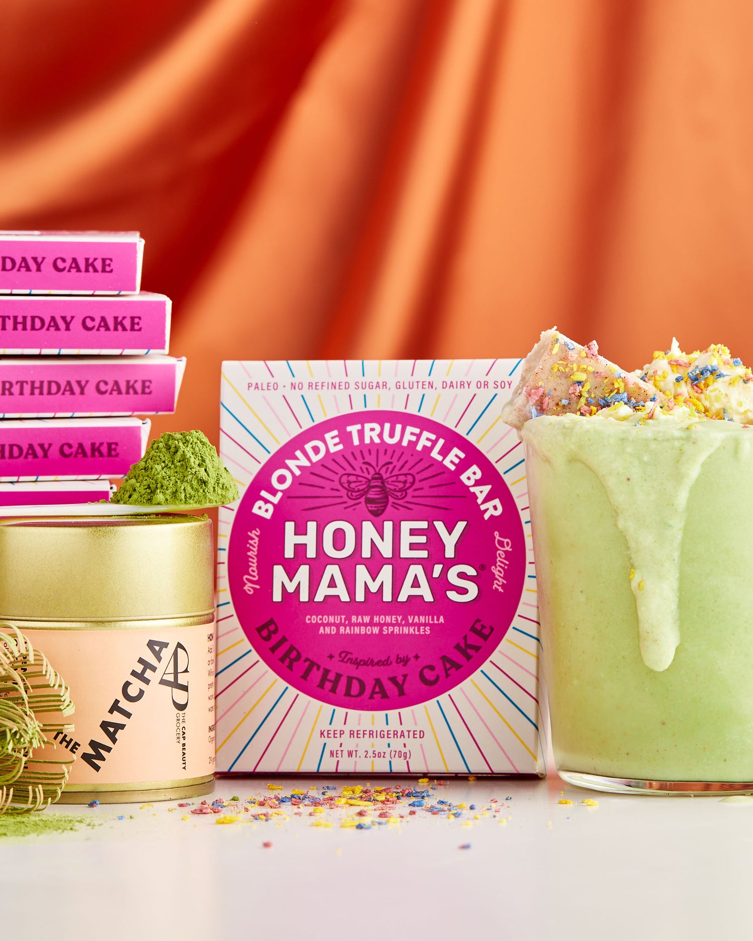 Honey Mama's x CAP Beauty Blended Matcha Latte
