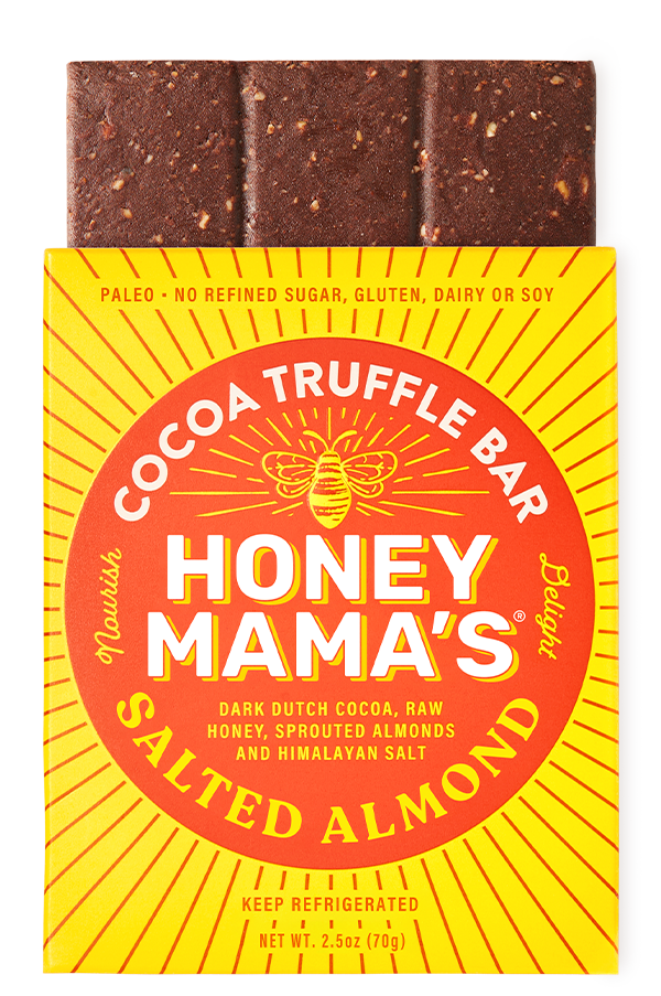 Honey Mama's Cacao-Nectar Bar, Peruvian Raw, Nutritional Bars